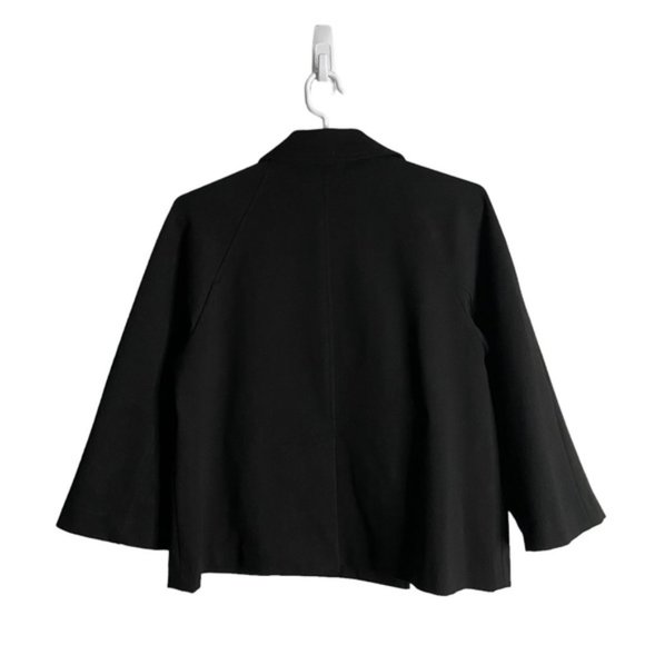 Rafaella Petites Women's Black Button Blazer Jacket - Picture 7 of 7